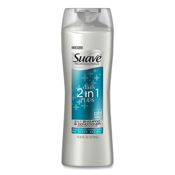 Diversey™ Suave Shampoo Plus Conditioner, 12.6 Oz Bottle freeshipping - TVN Wholesale